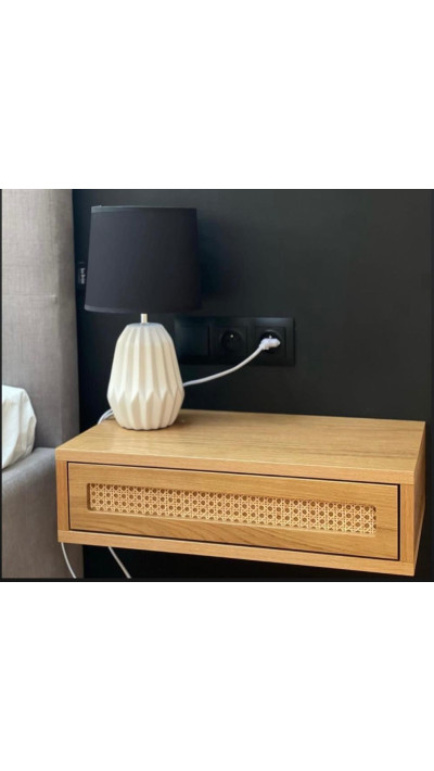 A Japandi-style rattan nightstand – the MILEY RATTAN model from Papierówka A Japandi-style rattan nightstand – the MILEY RATTAN model from Papierówka