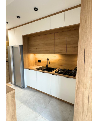 Modern Kitchen with an Island in Leszno