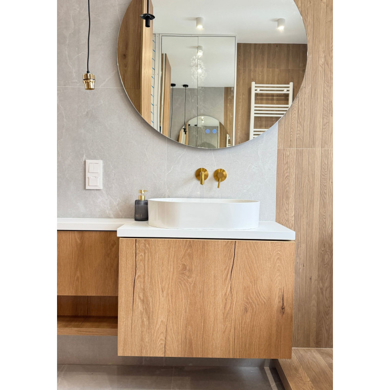 Nowoczesna zabudowa łazienki