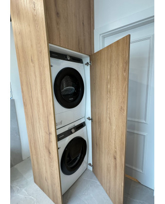 Nowoczesna zabudowa łazienki