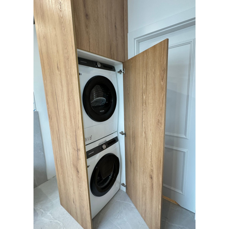 nowoczesna zabudowa meblowa pralki Leszno