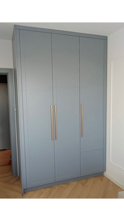 Custom-made bedroom closet, clothing cabinet in Leszno Custom-made bedroom closet, clothing cabinet in Leszno