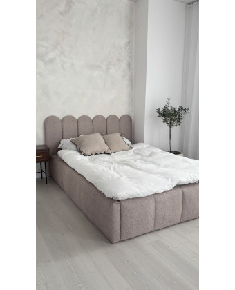 Łóżko BUBBLE z przeszyciami - nowoczesny design i komfort Łóżko BUBBLE z przeszyciami - nowoczesny design i komfort