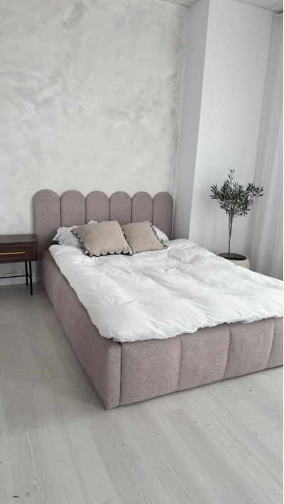 Łóżko BUBBLE z przeszyciami - nowoczesny design i komfort Łóżko BUBBLE z przeszyciami - nowoczesny design i komfort