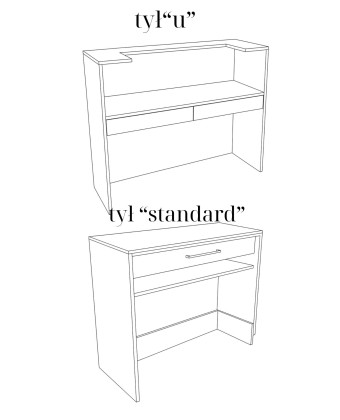 Ryflowana lada recepcyjna do salonu beauty – nowoczesna recepcja kosmetyczna w eleganckim stylu. Ryflowana lada recepcyjna do salonu beauty – nowoczesna recepcja kosmetyczna w eleganckim stylu.