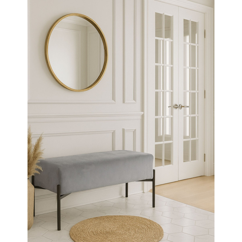 Ławka tapicerowana z metalową podstawą 75x37x40| puf NATYCHMIASTOWA WYSYŁKA Ławka tapicerowana z metalową podstawą 75x37x40| puf NATYCHMIASTOWA WYSYŁKA