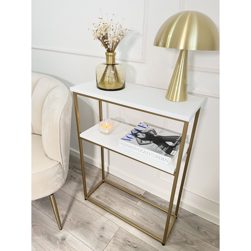 Nowoczesna konsola czarno-złota do salonu i przedpokoju | Minimalistyczna i elegancka Nowoczesna konsola czarno-złota do salonu i przedpokoju | Minimalistyczna i elegancka
