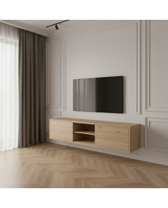 Nowoczesna wisząca szafka rtv z miejscem na sprzęt