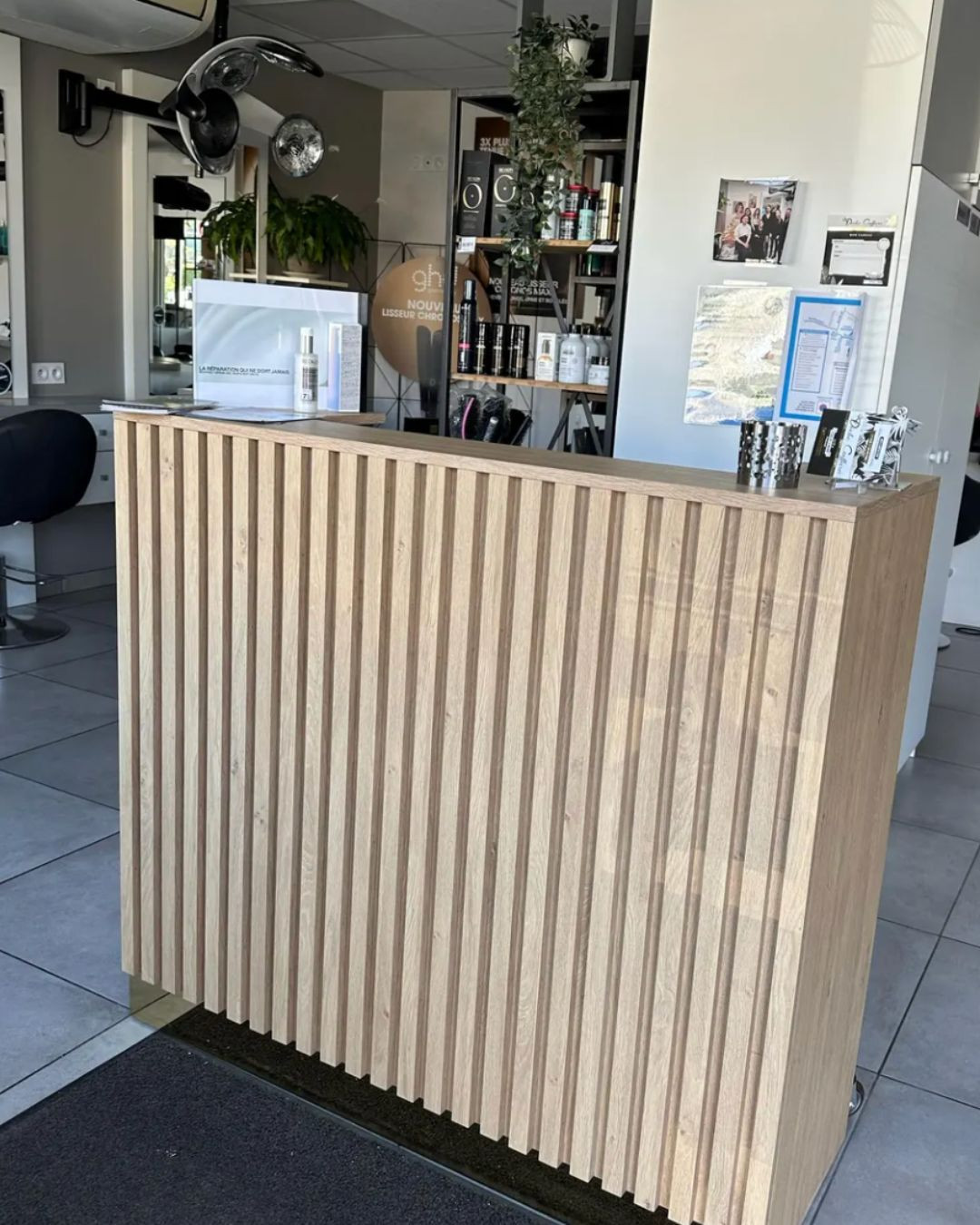 lada recepcyjna ASHER recepcja kosmetyczna nowoczesna recepcja do salonu beauty