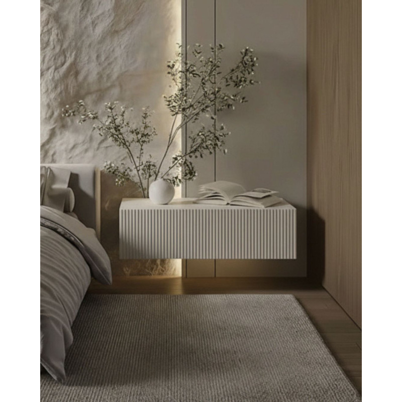 stolik nocny czarny Kendra przy łóżku tapicerowanym PAPIERÓWKA MEBLE stolik nocny czarny Kendra przy łóżku tapicerowanym PAPIERÓWKA MEBLE