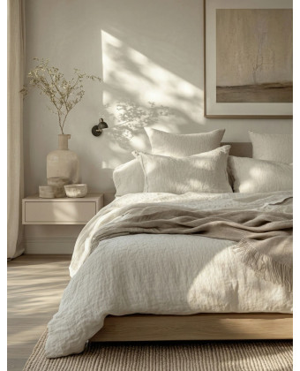 Miley Cashmere Wall-Mounted Modern Nightstand for the Bedroom by PAPIERÓWKA MEBLE