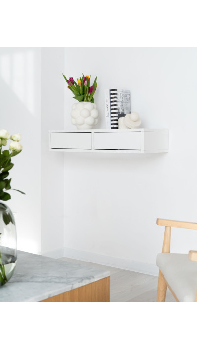 Minimalistyczna konsola wisząca – nowoczesna konsola do salonu i korytarza