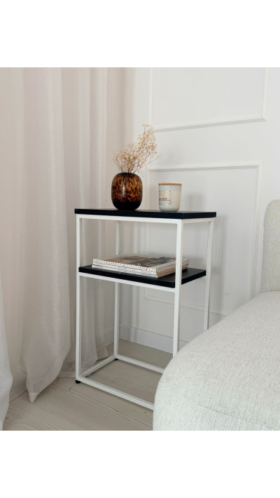 LUISA Side Table with Shelf | Modern Side Table LUISA Side Table with Shelf | Modern Side Table