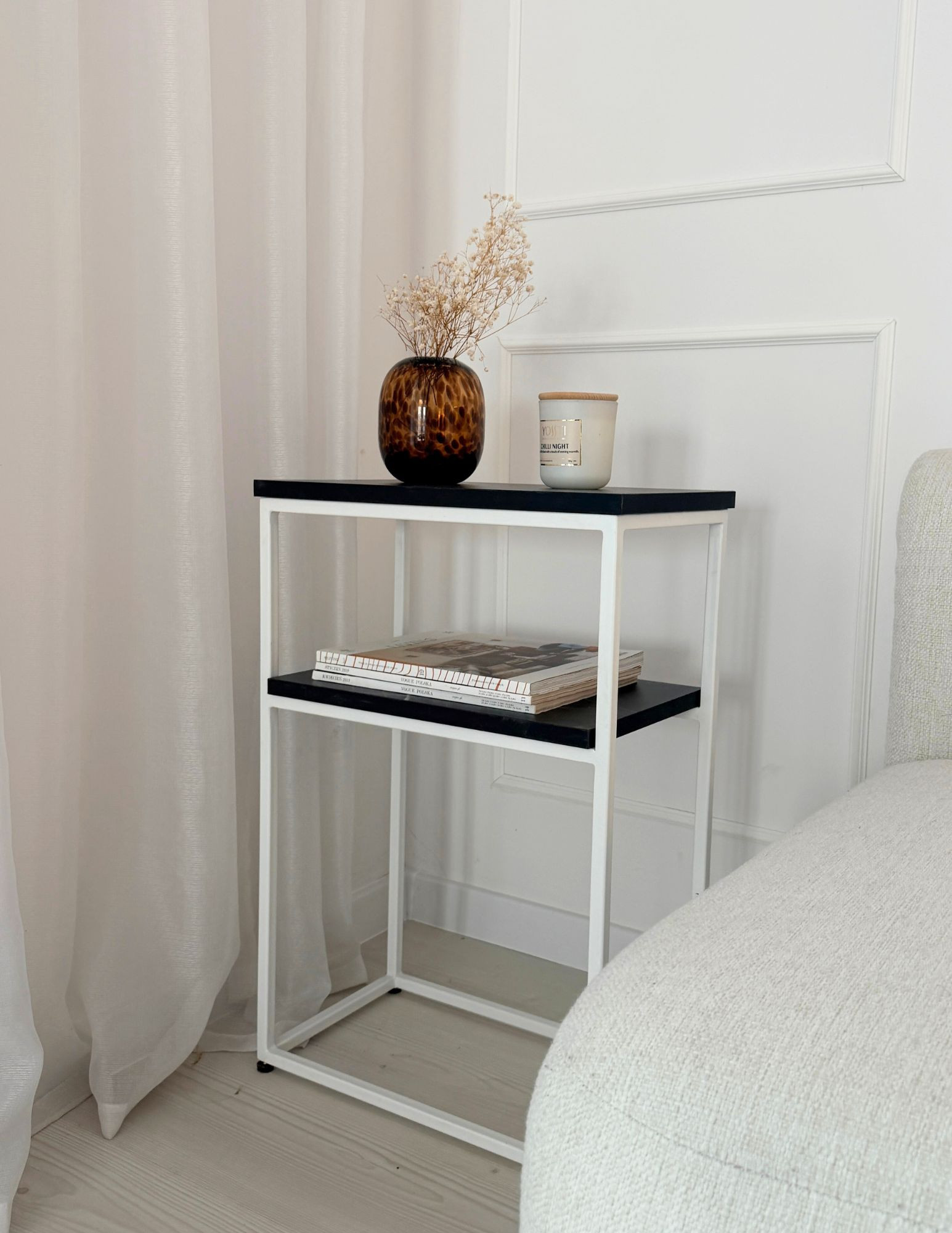 LUISA Side Table with Shelf | Modern Side Table LUISA Side Table with Shelf | Modern Side Table