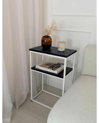 LUISA Side Table with Shelf | Modern Side Table LUISA Side Table with Shelf | Modern Side Table
