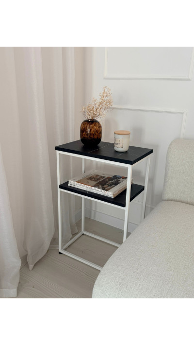 LUISA Side Table with Shelf | Modern Side Table LUISA Side Table with Shelf | Modern Side Table