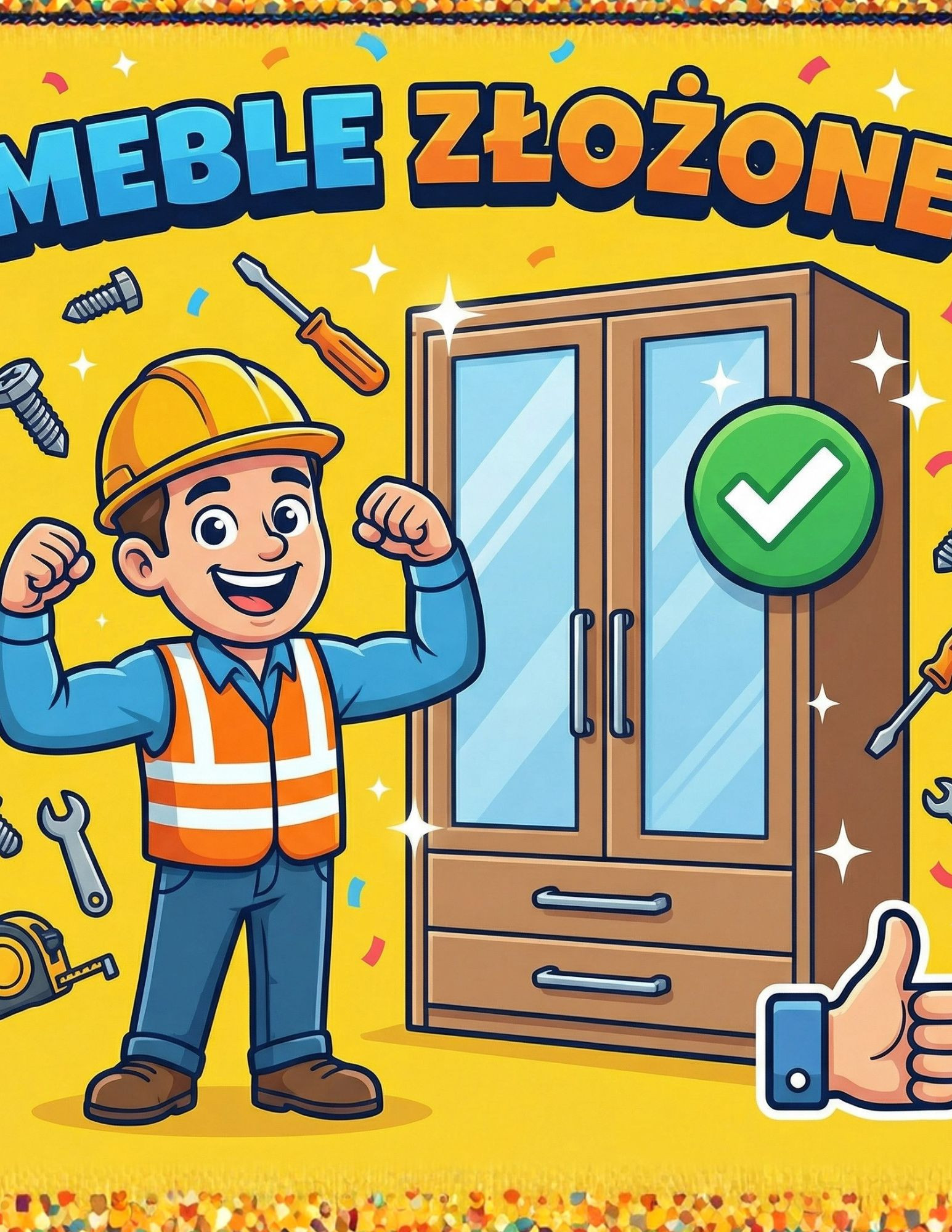 Mebel złożony (paleta pod budynek)