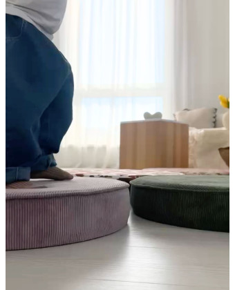 okrągły puf dziecięcy violet miękka pufa do pokoju dziecka okrągły puf dziecięcy violet miękka pufa do pokoju dziecka