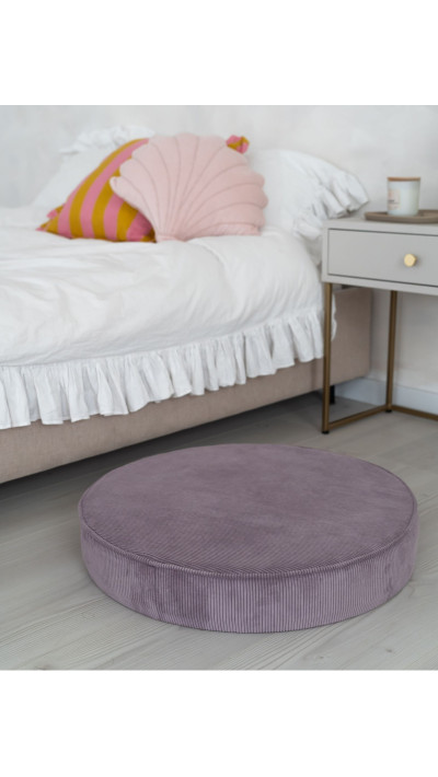 okrągły puf dziecięcy violet miękka pufa do pokoju dziecka okrągły puf dziecięcy violet miękka pufa do pokoju dziecka