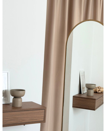 Designer wooden wall shelf with a drawer; hanging wooden shelf for the living room and bedroom Designer wooden wall shelf with a drawer; hanging wooden shelf for the living room and bedroom