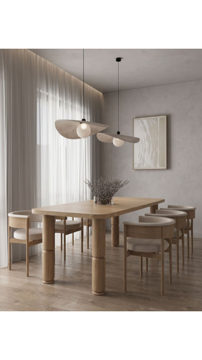 Stół rozkładany RUVO z forniru dębowego i toczonymi nogami z dębu litego, wymiary 140x90 cm Stół rozkładany RUVO z forniru dębowego i toczonymi nogami z dębu litego, wymiary 140x90 cm