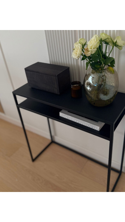 nowoczesna konsola metalowa 70x80 minimalistyczna nowoczesna konsola metalowa 70x80 minimalistyczna