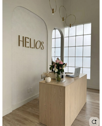 Nowoczesna lada recepcyjna | Recepcja do salonu beauty, kosmetyczna, fryzjerska