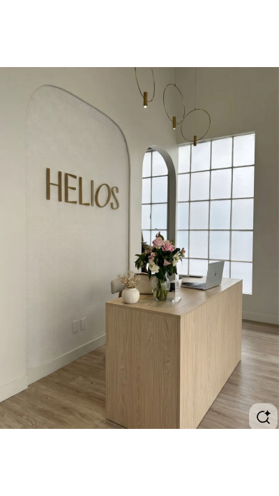 Nowoczesna lada recepcyjna | Recepcja do salonu beauty, kosmetyczna, fryzjerska Nowoczesna lada recepcyjna | Recepcja do salonu beauty, kosmetyczna, fryzjerska