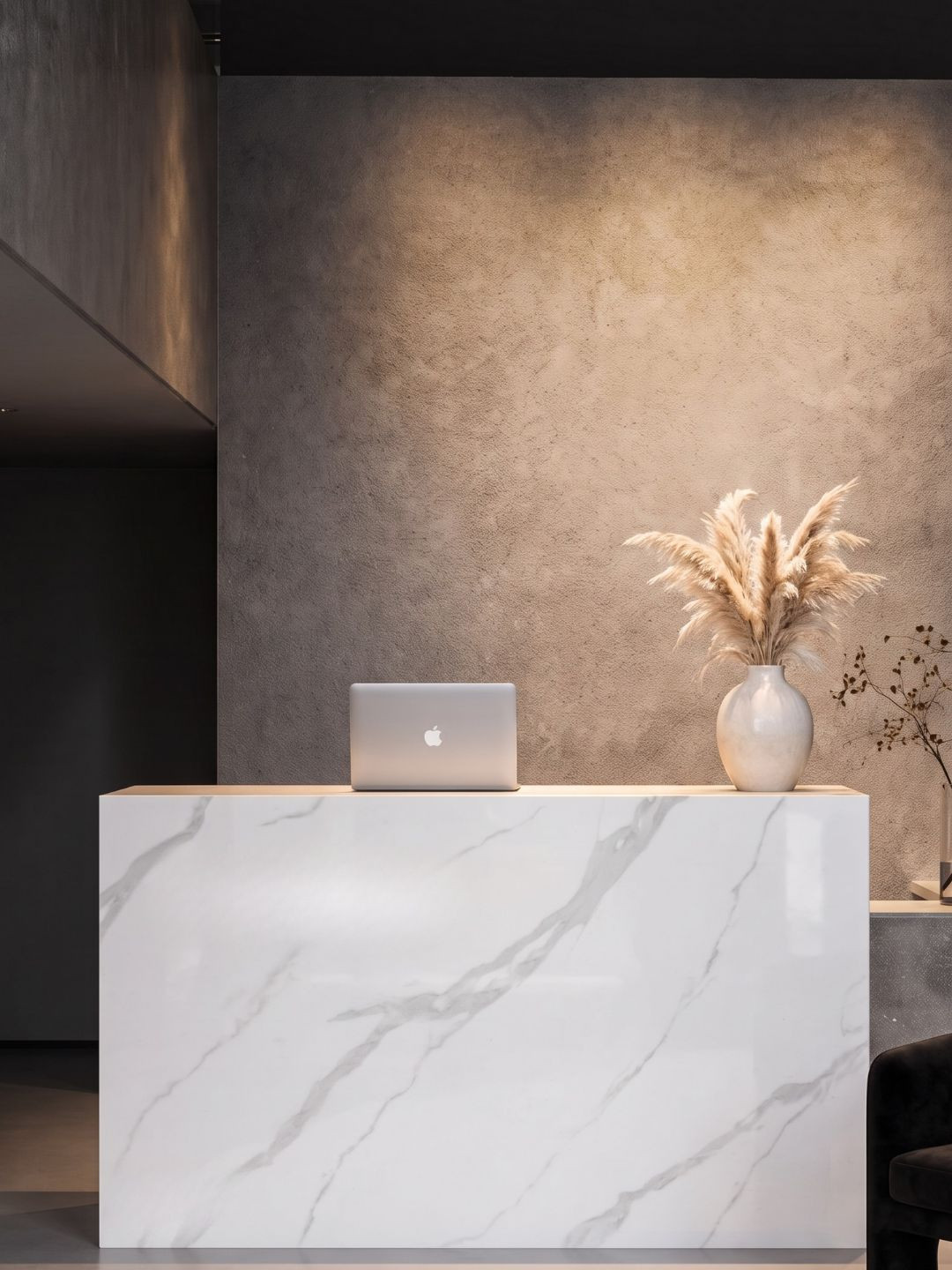 MARBLE - Marmurowa lada recepcyjna | Lada sklepowa lub do salonu kosmetycznego o wzorze marmuru - NA WYMIAR MARBLE - Marmurowa lada recepcyjna | Lada sklepowa lub do salonu kosmetycznego o wzorze marmuru - NA WYMIAR