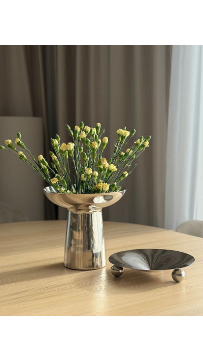 Round Extendable Oak Table | Wooden Table for the Dining Room and Living Room
