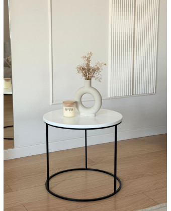 LINO – 50 cm round coffee table | Papierówka