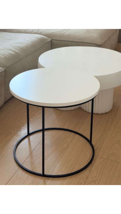 LINO – 50 cm round coffee table | Papierówka