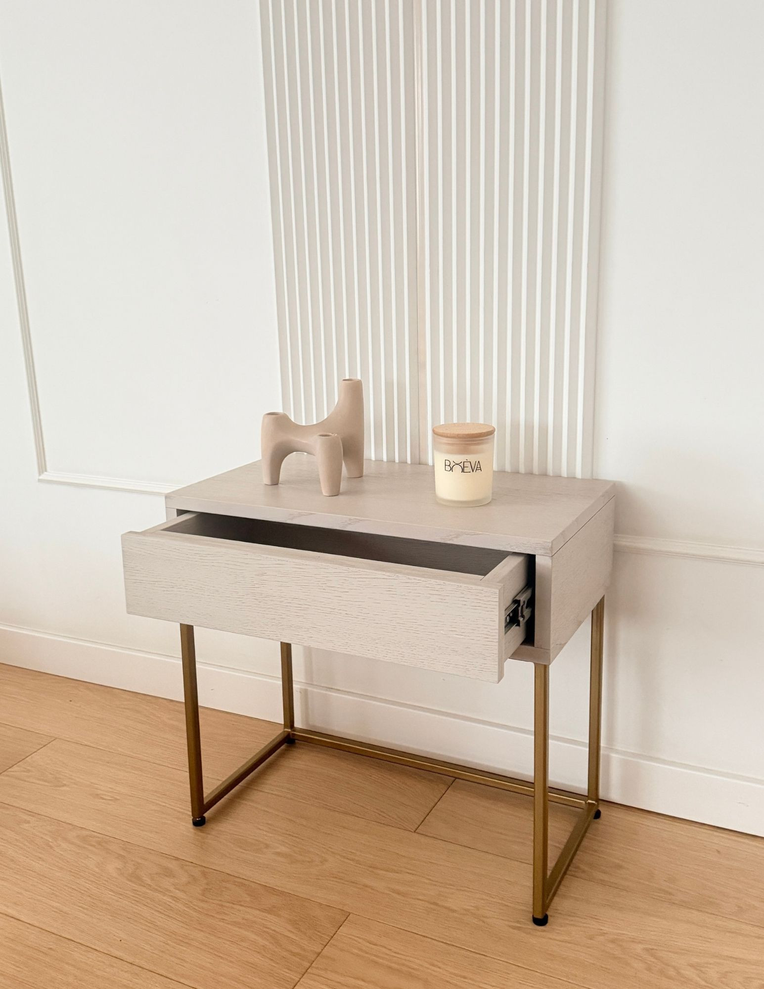 DARCY – nightstand with a drawer, 55 × 30 × 50 cm | Papierówka