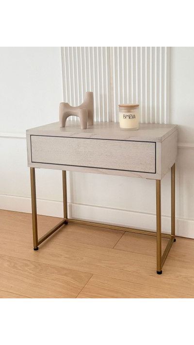 DARCY – nightstand with a drawer, 55 × 30 × 50 cm | Papierówka