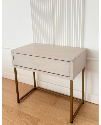 DARCY – nightstand with a drawer, 55 × 30 × 50 cm | Papierówka