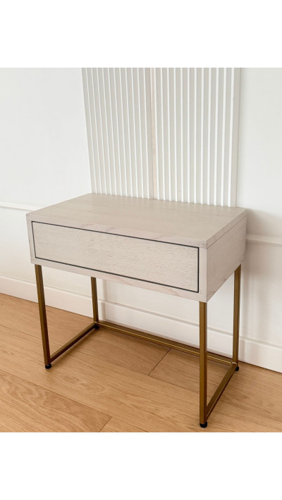 DARCY – szafka nocna z szufladą 55 × 30 × 50 cm | Papierówka
