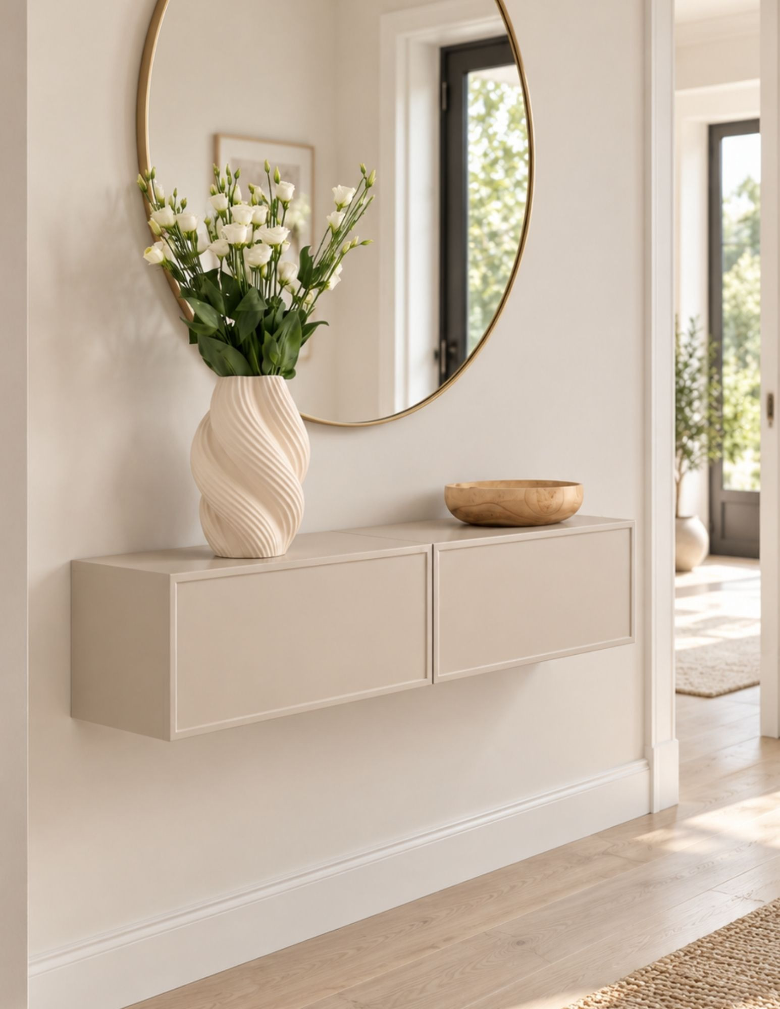 TONA – Wall-mounted console table 90 × 32 × 20 cm | Papierówka TONA – Wall-mounted console table 90 × 32 × 20 cm | Papierówka