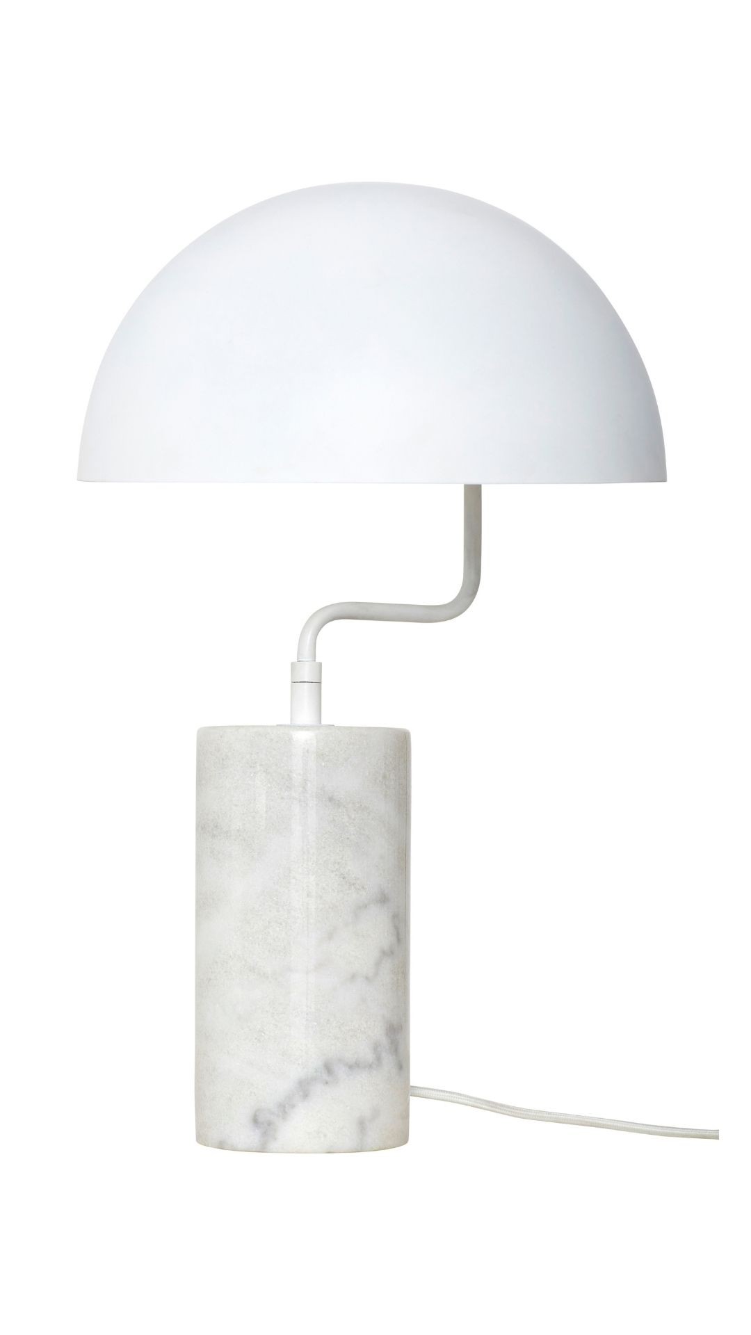 POISE WHITE - stołowa lampa z marmuru POISE WHITE - stołowa lampa z marmuru