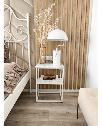 POISE WHITE - marble table lamp POISE WHITE - marble table lamp