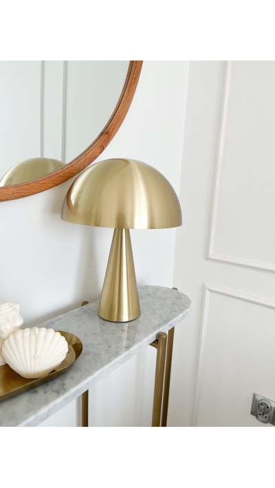 MUSH MINI GOLD - złota lampa stołowa MUSH MINI GOLD - złota lampa stołowa