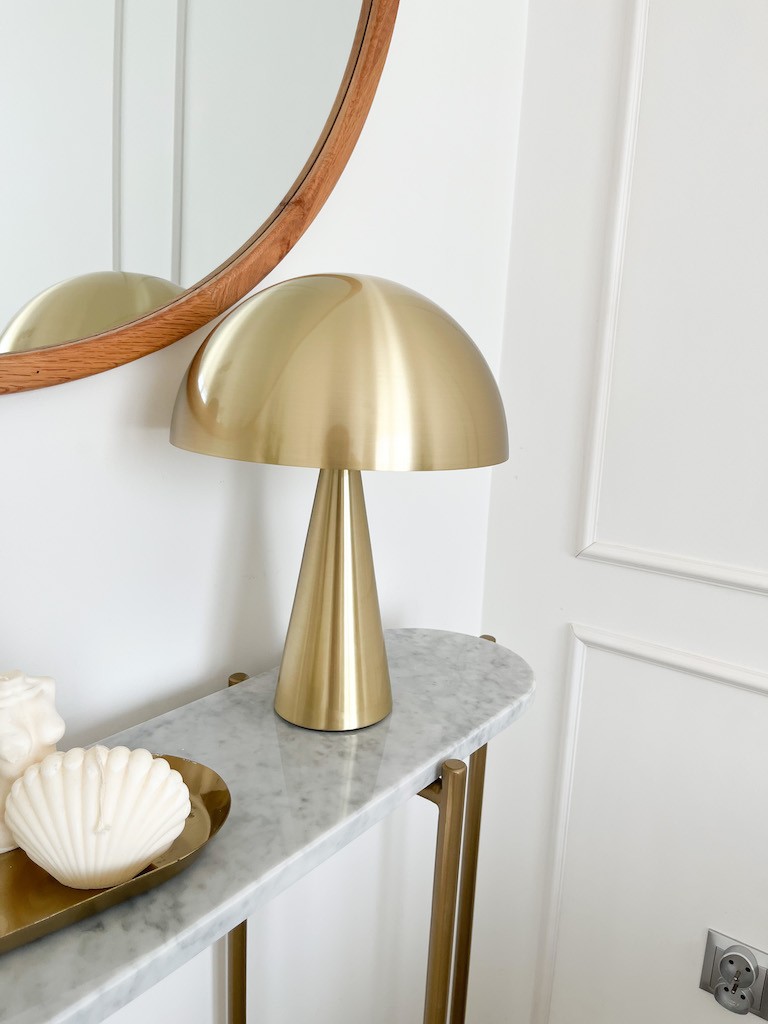 MUSH MINI GOLD - złota lampa stołowa MUSH MINI GOLD - złota lampa stołowa