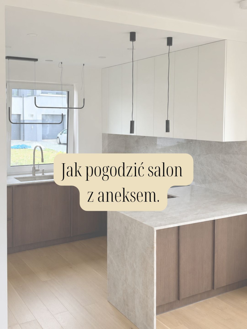 Jak pogodzić salon z aneksem
